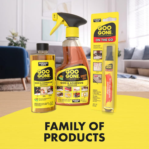 Goo Gone Original Liquid - 8 Ounce and Sticker Lifter - Surface Safe Adhesive Remover Safely Removes Stickers Labels Decals Residue Tape Chewing G...