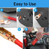 2PCS Battery Charger Clamps, Battery Charger Cable Ends, 500A Heavy Duty Alligator Clips 12V 24V Pure Copper Crocodile Clamps Battery Charger Repl...