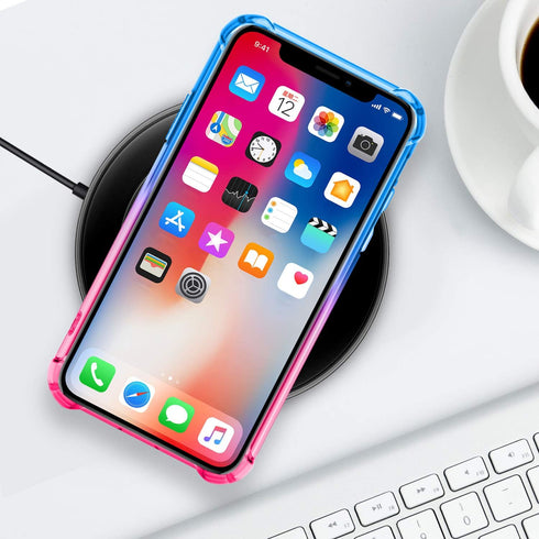 Salawat for iPhone 11 Case, Clear iPhone 11 Case Cute Gradient Anti Scratch Slim Phone Case Cover Reinforced TPU Bumper Shockproof Protective Case...
