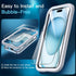 JETech Screen Protector for iPhone 15 Plus 6.7-Inch, Bubble Free, Tempered Glass Film with Easy Installation Tool, Case-Friendly, HD Clear, 2-Pack...