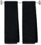Premium Personalized Cotton Fitness Towel 13" x 44" - Monogrammed Fitness Towels - Custom Embroidered Towels - Thick 500 GSM Terry - Black Color T...