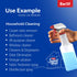 Spray Bottles (16 oz, 4 pack) Heavy-Duty Leak-Proof Plastic Adjustable Nozzle Bathroom Cleaning All-Purpose Gardening Made in USA...