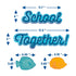 Eureka Seas The Day We Swim Together Mini Bulletin Board Set and Classroom Decorations for Teachers, 36 Pieces...