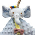 Elephant Security Blanket for Baby Soft Plush Minky Fabric Blanket Lovey Stuffed Animal Security Blanket Crinkle Sensory Blanket Unisex Baby Gift ...