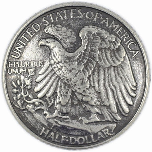Bezelry 12 Pieces Bald Eagle Coin Style Metal Shank Buttons. 21mm (13/16 inch) (Gray Silver)...