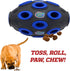 Pets First NCAA Flordia Gators Football Treat Dispensing Toy for Dogs and Cats, Rubber Ball Dog Toy, Interactive Fun Dog Treat Toy, Natural Rubber...