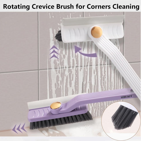 Multi-Function Rotating Crevice Cleaning Brush, Hard Bristle Crevice Cleaning Brush for Household use, Upgraded 4-in-1 Gap Cleaning Brush for Kitc...