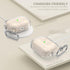 for Airpods Pro 2nd/1st Generation Case with Lock, Sun and Moon Engraved Airpod Pro Case 1&2 Protective Cover with Cleaner Kit&Keychain&Lanyard fo...