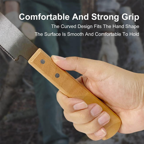 Small Hand Saw, 12inch Flush Cut Saw, Wooden Handle Flat Saw Accurate Household Woodworking Flush Cutting Trim Tool for Garden, Pruning, Carpentry...