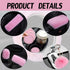 9 Pack Cute Fluffy Steering Wheel Cover, LXPKKIG Cute Universal 15 Inch (Pink)...