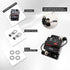 48VDC,Surface-Mount & Waterproof Resistantr IP67 Circuit Breakers Manual Reset Extended Surface Diagonal Stud Mount 1/4" Truck Auto Boat Marine (1...