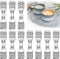10 pcs Metal Candle Wick Holders, Upgraded Candle Wick Centering Devices, Silver Stainless Steel Candle Wick Holder for Candle Making...