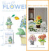 Wedding Hanging Orchid Mini flower potted Plant Bonsai Building Toy Blocks Artificial Particle Flower Botanical...