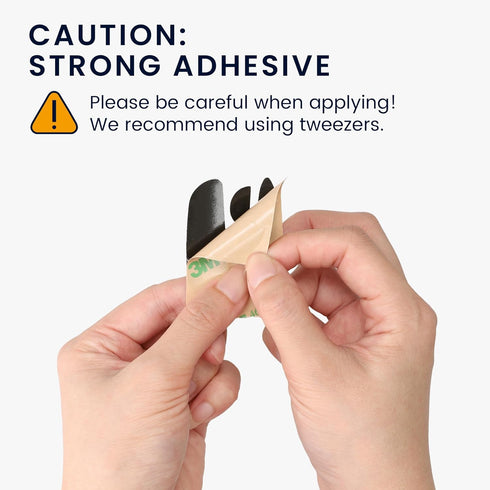 kwmobile Mouse Feet Replacement Compatible with Logitech G303 / G302 Computer Mouse Skates Sticker - Black...