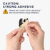 kwmobile Mouse Feet Replacement Compatible with Logitech G303 / G302 Computer Mouse Skates Sticker - Black...