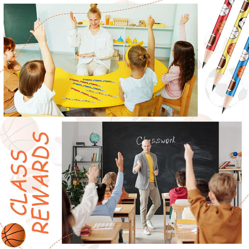 48 Pcs Sports Pencils with Eraser for Kids Ball Pencils Baseball Football Basketball Soccer Pencils Sports Themed Pencils HB Boys Drawing Pencils ...
