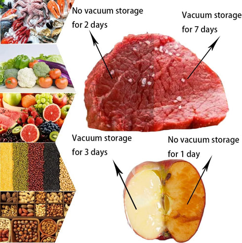 Sous Vide Bags 15pack Large Size 10.2x13.4in/ 26x34cm Food Storage Bags, Reusable Vacuum Zipper for Sous Vide Cooking, 4 Sealing Clips for Food St...
