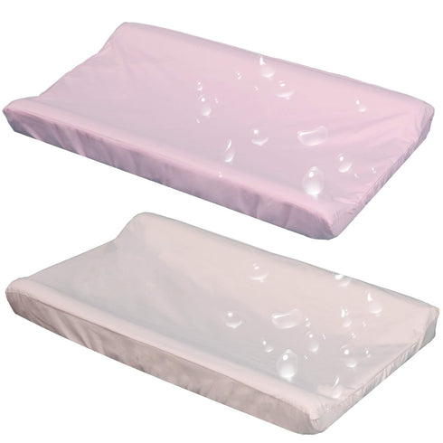 Belsden 2 Pack Waterproof Changing Pad Cover, Soft Microfiber Diaper Change Table Sheets for Baby Boys and Girls, Fit 32" x 16" Changing Pad, Mach...