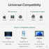 Plugable USB C to USB A Cable, USB 3.2 Gen 2 USB Cables, 3A (15W) Charging USB C Data Cable 10Gbps for iPhone 15, iPad, Samsung Galaxy, Tablets, L...