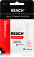 REACH Waxed Dental Floss, Cinnamon, Plaque Remover, Shred Resistant, Extra Wide Cleaning, Gentle on Gums & Teeth, PFAS-Free, Oral Care, For Adults...