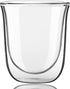 JoyJolt Javaah Double Walled Espresso Glasses Espresso Cups Set of 2 | 2-Ounces...