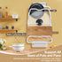 Pot Lid Organizer Rack, 3-Tier Pan rack,Space Aluminum Multifunctional Pot and Pan Organizer,No drilling Wall Pot Rack,With water receiver Pots an...