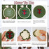 Highkick Christmas Embroidery Kits for Beginners, 6 Mini Craft Gift Kit for Kids, Santa, Snowflake, Christmas Tree......