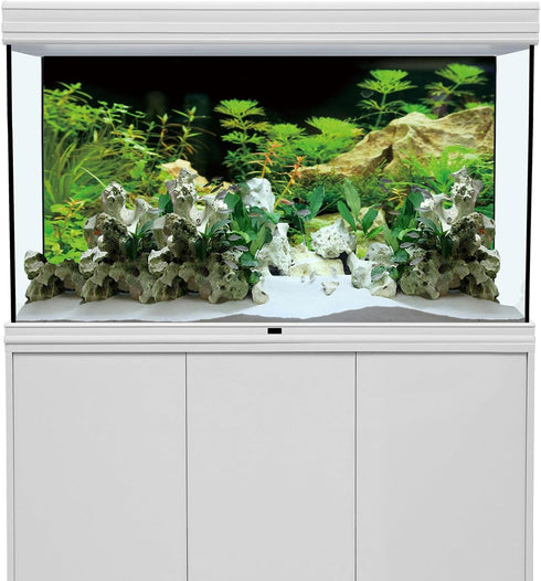 AWERT 72x24 inches Aquarium Background Seaweed Aquarium Background Aquatic Plant Stone River Bed & Lake Fish Tank Background Vinyl Background...