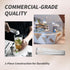 2 Pack Small Tongs Stainless Steel 6 Inch Tongs Restaurant Grade Serving Tongs for Cooking Food Salad Bartending Silver...