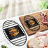 Roasting Rack, Black with Integrated Feet, Enamel Finished, Nonstick, fit for 13 inches oval roasting pan, safety, dishwasher, Great for Basting, ...