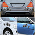 WINOMO 2Pcs 10x5 inch Fish Skeleton Decals Sticker Vinyl Auto Decal Sticker for Kayak Fishing Car...