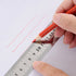 ZZTX Metal Ruler Stainless Steel Ruler Straight Edge Measuring Tool 6 Inch +12 Inch + 16 Inch 6 Pack Set...