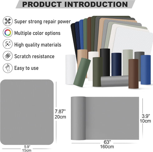 8 Pieces 7.87 x 5.9 inch Nylon Repair Patches Nylon Fabric Patch Self-Adhesive Nylon Repair Tape Waterproof Lightweight Repair Patches Repair Patc...