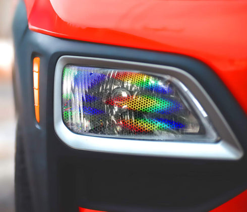 VViViD Bio HEX+ Air-Tint Headlight Vinyl Roll (17.9" x 60", Clear Large Pattern)...