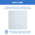 Delta Children 100% Cotton Muslin Baby Receiving Blankets for Girls and Boys – 47x47 Inches (Pack of 2), Blue Botanicals...