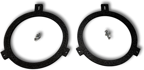 1 Pair - 6 1/2 6.5 Speaker Adapters Compatible with Chrysler, Dodge, & Jeep Vehicles - SPKBRK008...