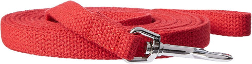 Leather Brothers Web Lead for Pets, 10', Red...