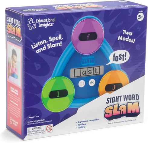 Educational Insights Sight Word Slam - Electronic Learning Games for Kids 5+, Sight Words Games for Kids...
