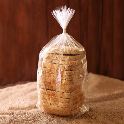 Bread Bags With Ties,100 Pieces 18x4x8 Inches Reusable Plastic Loaf Storage Bags for Homemade Bread Gift Giving...