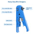 Cable Matters 2-Pack Wire Strippers/Cable Stripper in Blue, 8-16 AWG, Max 0.3 Inches/7.6mm OD Support, Adjustable Blade, Precision Cable Stripper ...