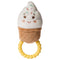 Mary Meyer Sweet Soothie Soft Baby Rattle with Teether Ring, Ice Cream...