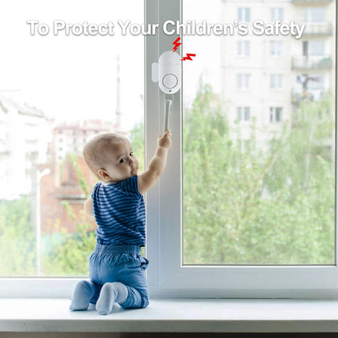 Window Alarm Sensors,120DB Door Alarms for Kids Safety, Door Chime, Burglar Alarm-Window Alarms for Home...