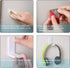 4 Pieces Headphone Hanger Headphone Hook Headset Holders Headphone Wall Mount with Adhesive Glues Headset Acrylic Holder Mount for General Purpose...