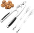 Anwenk Nut Crackers for All Nuts Nutcracker Pecan Walnut Nut Crackers with 2 Picks Heavy Duty Shell Seafood Cracker Tool...