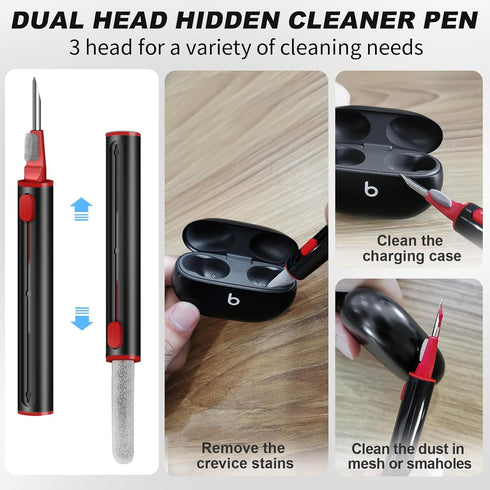 MOLOVA Silicone Case Cover for 2021 New Beats Studio Buds with Clean Pen, Anti-Lost Shockproof Protective Case Cover for Beats Studio Bud Easy Car...