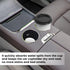 Sublimation Blanks Car Coasters, 6pcs Ceramic Sublimation Coasters Blanks for Cup Holders, Absorb Spills to Keep Cupholders Clean (White-Light (Ce...