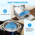 Pecute Double-Sided Dog Bathing Brush, Silicone Dog Washing Gloves Dog Shampoo Brush with High-Density Teeth, Heat-Resistant Cat Bathing Gloves, E...