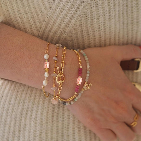 100pcs Alloy Column Spacer Beads European Large Hole(5 mm) Tube Barrel Loose Beads Bulk Metal Spacers Craft Supplies for DIY Bracelet Necklace Ear...