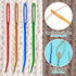 TIESOME16pcs Large-Eye Needle Set, Stainless Steel Darning Needle Yarn Knitting Needles Sewing Needles Wool Needle Hand Knitting Needles Sewing Kn...