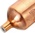 PATIKIL 3P Air Conditioner Filter Drier, Pure Copper Liquid Line Replacement for AC Heat Pump Refrigerator, Copper Tone...
